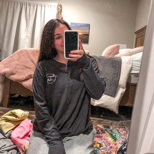 KAPPA DELTA LONG SLEEVE TEE WITH BUTTONS